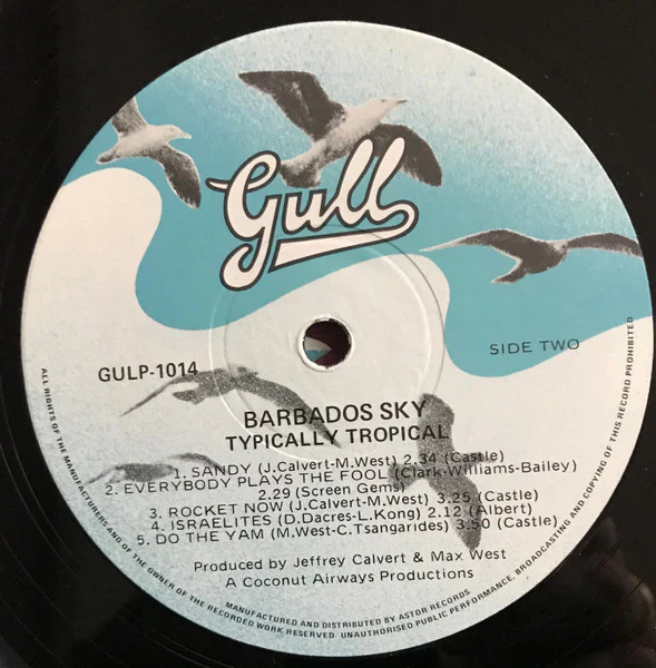 Typically Tropical – Barbados Sky (E/VG+) – LP, AU - Image 4