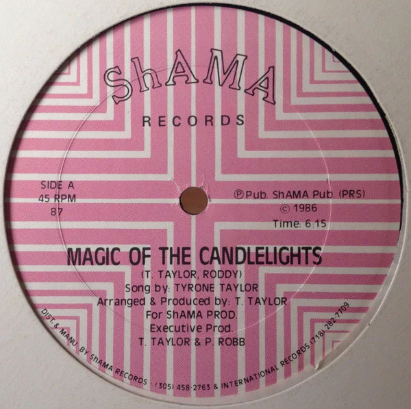 Tyrone Taylor – Magic Of The Candlelights (VG+/Generic) – LP, US 1986