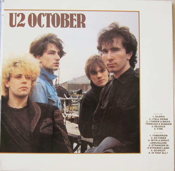 U2 – October (VG+/VG+) – LP, AU 1981