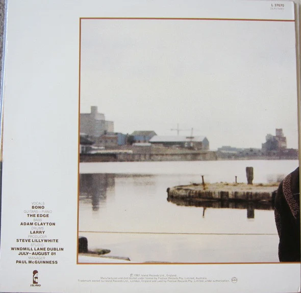U2 – October (VG+/VG+) – LP, AU 1981 - Image 2