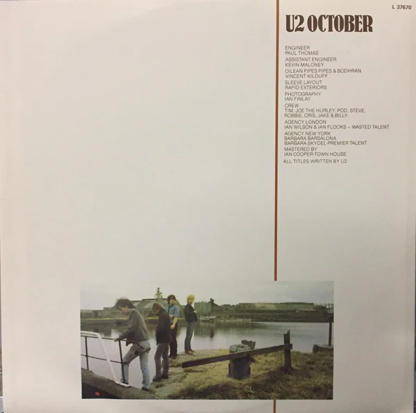 U2 – October (VG+/VG+) – LP, AU 1981 - Image 4