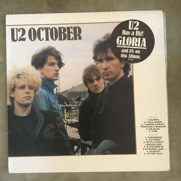 U2 – October (VG+/VG+) – LP, AU 1981 - Image 9