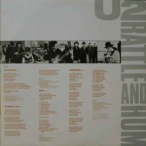 U2 – Rattle And Hum (VG/E) – 2xLP, AU 1988 - Image 4