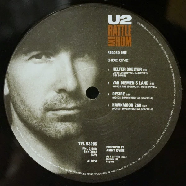 U2 – Rattle And Hum (VG/E) – 2xLP, AU 1988 - Image 6
