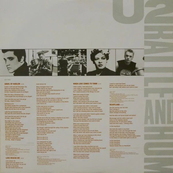 U2 – Rattle And Hum (VG/E) – 2xLP, AU 1988 - Image 8