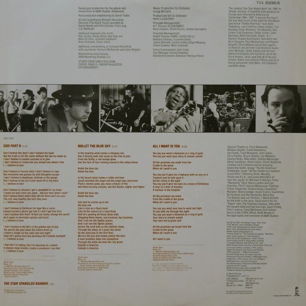 U2 – Rattle And Hum (VG/E) – 2xLP, AU 1988 - Image 9