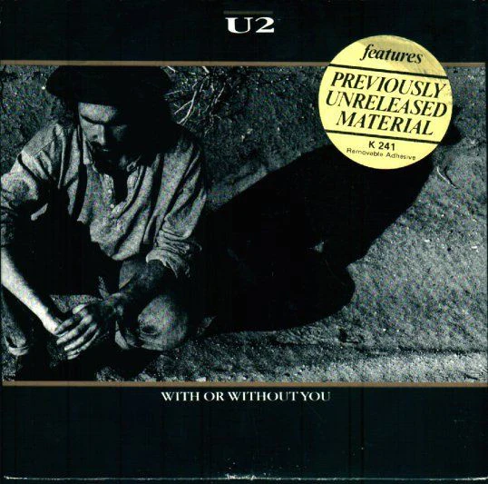 U2 – With Or Without You (VG/VG+) – 7", AU 1987