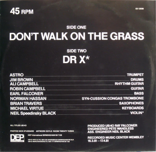 UB40 – Present Arms (VG+/VG+) – LP, AU 1981 - Image 5