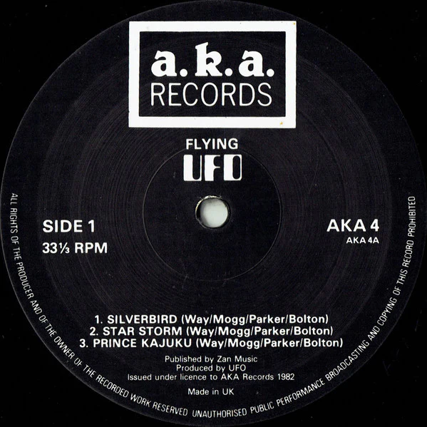 UFO – Flying (VG/VG) – LP, UK 1982 - Image 3