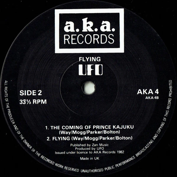 UFO – Flying (VG/VG) – LP, UK 1982 - Image 4