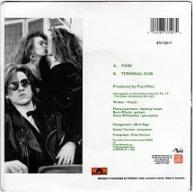 Ugly As Sin – Pain (E/VG+) – 7", AU 1990 - Image 2