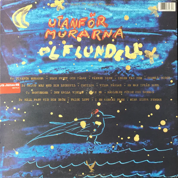 Ulf Lundell – Utanför Murarna (VG/VG) – 2xLP, SE 1989 - Image 3