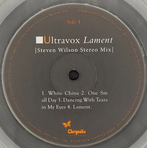 Ultravox – Lament (Steven Wilson Stereo Mix) (M/M) – LP, Worldwide 2024 - Image 3