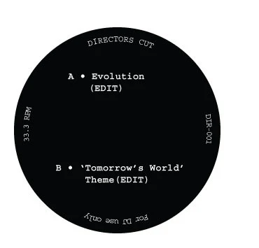 Unknown Artist – Evolution (Edit) / 'Tomorrow's World' Theme (Edit) (VG+/Generic) – 12", 2009 - Image 2