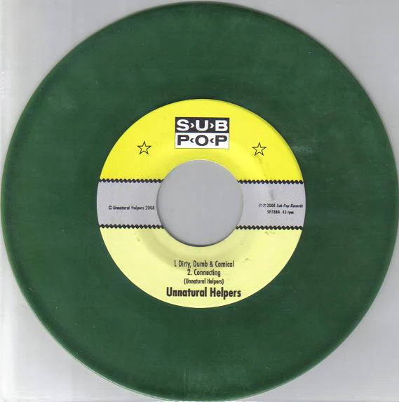 Unnatural Helpers – Dirty, Dumb & Comical (E/E) – 7", US 2008 - Image 3