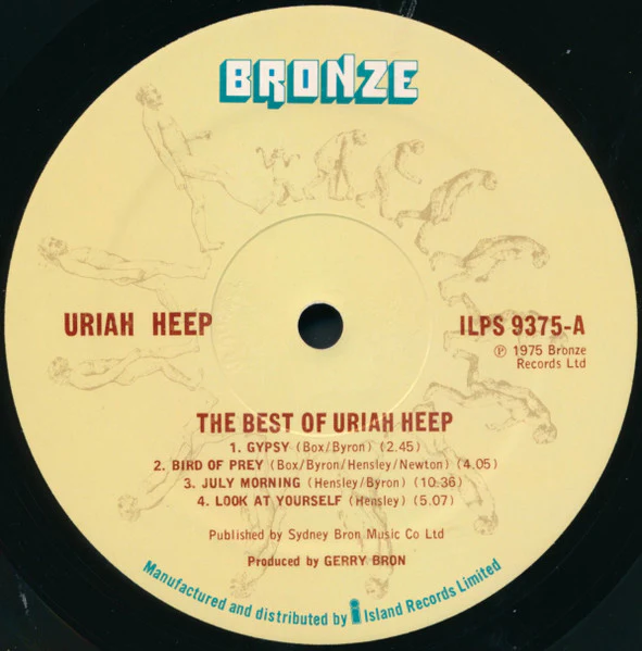 Uriah Heep – The Best Of... (VG+/VG) – LP, UK 1975 - Image 2
