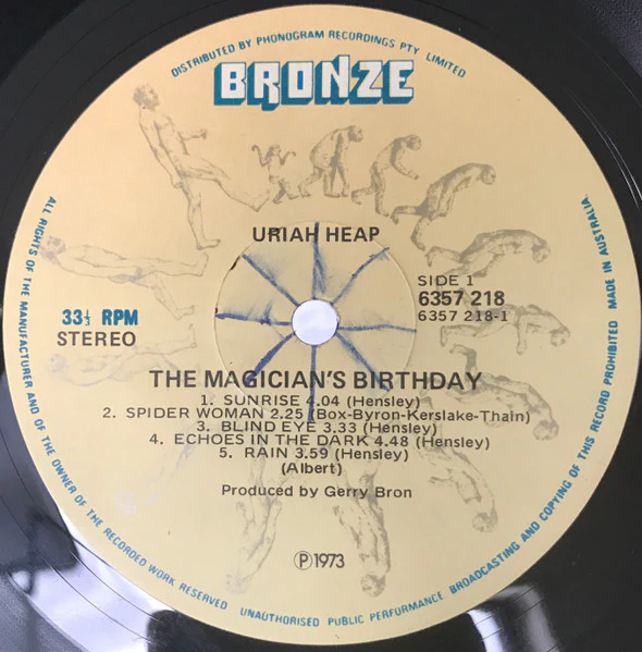 Uriah Heep – The Magician's Birthday (VG+/VG+) – LP, AU 1973 - Image 5