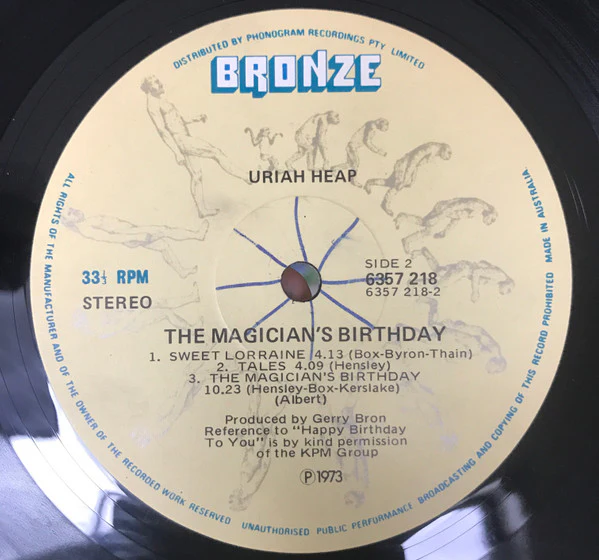 Uriah Heep – The Magician's Birthday (VG+/VG+) – LP, AU 1973 - Image 6