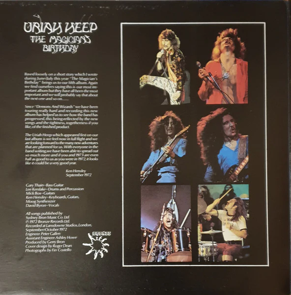 Uriah Heep – The Magician's Birthday (VG+/VG+) – LP, AU 1977 - Image 3