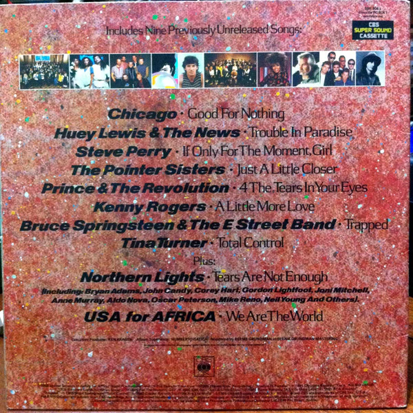 USA For Africa – We Are The World (VG+/VG+) – LP, AU 1985 - Image 3