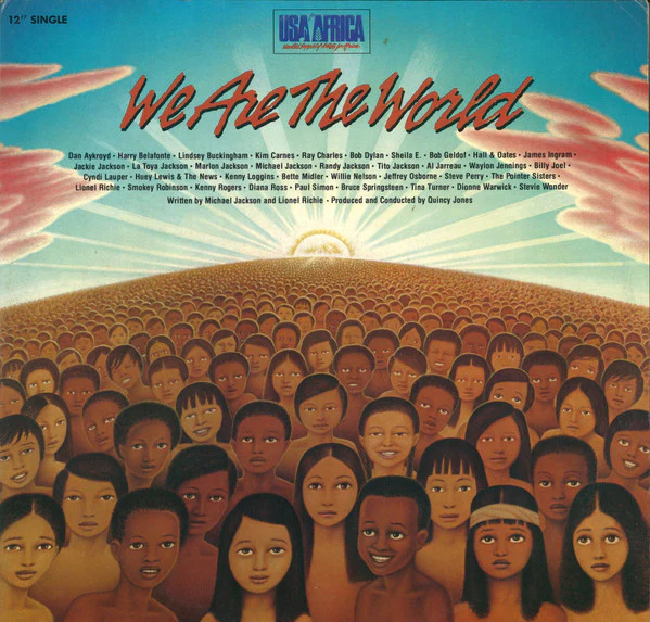 USA For Africa – We Are The World (VG+/VG+) – 12", AU 1985