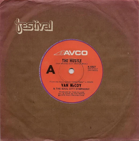 Van McCoy & The Soul City Symphony – The Hustle (VG+/Generic) – 7", AU 1975 - Image 3