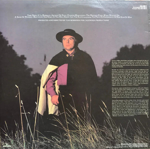 Van Morrison – A Sense Of Wonder (VG+/VG+) – LP, AU 1985 - Image 2
