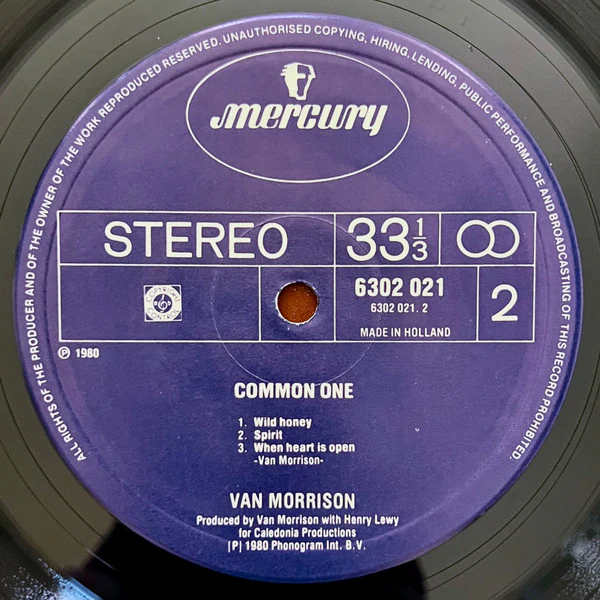 Van Morrison – Common One (VG/VG) – LP, NL 1980 - Image 4