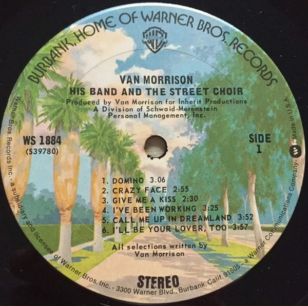 Van Morrison – His Band And The Street Choir (VG/VG+) – LP, US 1975 - Image 5