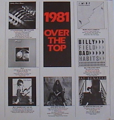 Various – 1981 Over The Top (VG+/VG+) – LP, AU 1981 - Image 6