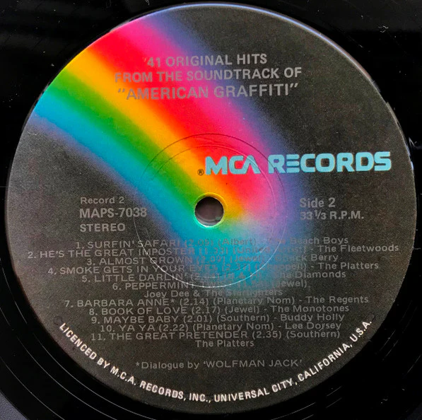 Various – 41 Original Hits From The Sound Track Of American Graffiti (VG+/VG+) – 2xLP, AU 1973 - Image 5