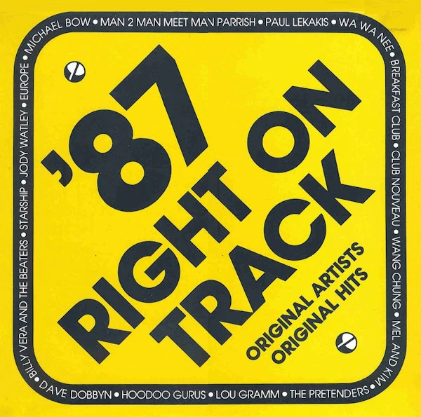 Various – '87 Right On Track (VG/VG+) – LP, AU 1987