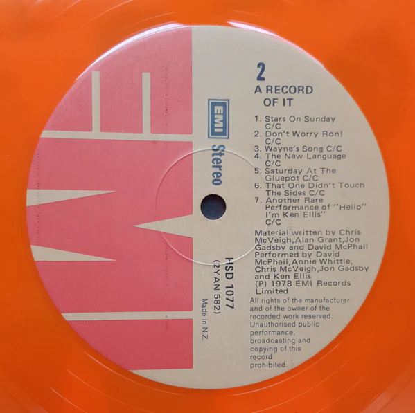 Various – A Record Of It (VG/VG) – LP, NZ 1978 - Image 4