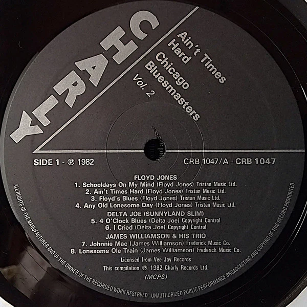 Various – Ain't Times Hard (VG+/VG+) – LP, UK - Image 3
