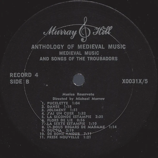 Various – Anthology Of Medieval Music (VG/VG) – 5xLP, US 1981 - Image 10