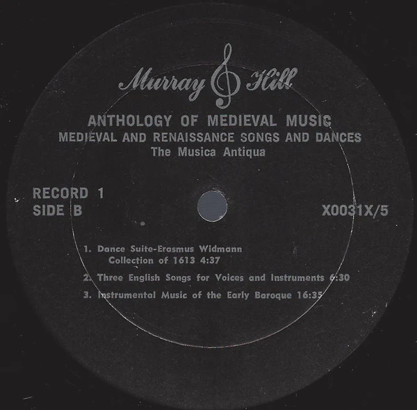 Various – Anthology Of Medieval Music (VG/VG) – 5xLP, US 1981 - Image 4
