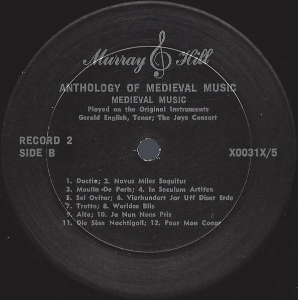 Various – Anthology Of Medieval Music (VG/VG) – 5xLP, US 1981 - Image 6