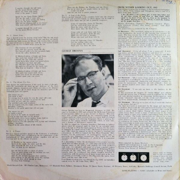 Various – Australian Music Today - Volume I (VG+/VG) – LP, AU 1965 - Image 2