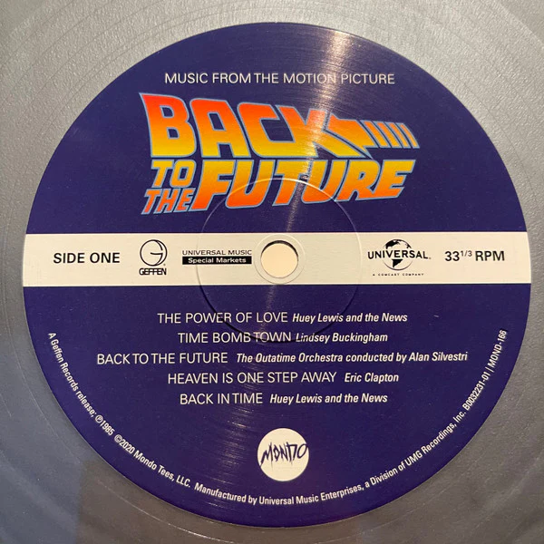 Various – Back To The Future (Music From The Motion Picture Soundtrack) (M/VG) – LP, US 2020 - Image 3