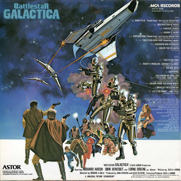 Various – Battlestar Galactica (Original Soundtrack) (VG+/VG+) – LP, AU - Image 2