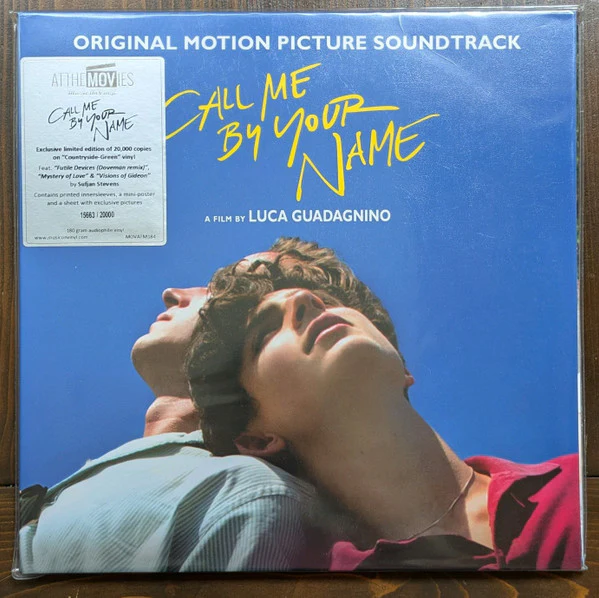 Various – Call Me By Your Name (Original Motion Picture Soundtrack) (VG/E) – 2xLP, US 2021