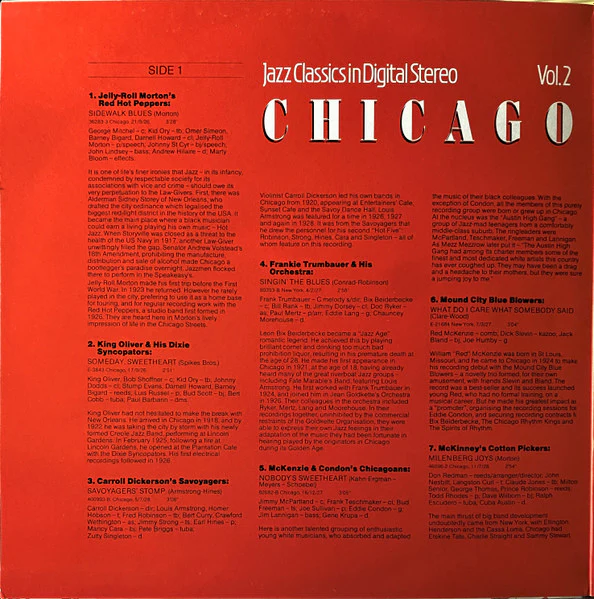 Various – Chicago (E/E) – LP, AU 1984 - Image 2