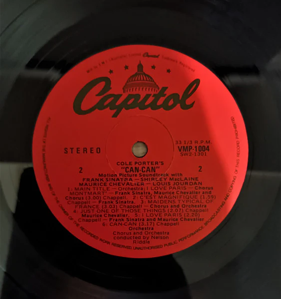 Various – Cole Porter's Can-Can: Original Soundtrack Album (VG+/VG+) – LP, AU - Image 4