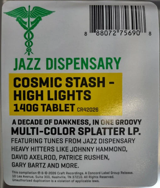 Various – Cosmic Stash - High Lights (E/E) – LP, Worldwide 2026 - Image 2