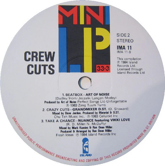 Various – Crew Cuts (VG+/VG+) – LP, UK 1984 - Image 3