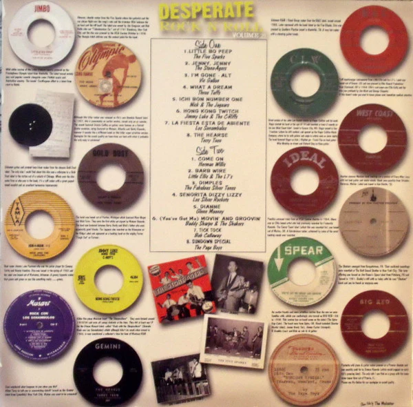 Various – Desperate Rock 'N' Roll Volume Twenty One (VG/VG+) – LP, UK 2009 - Image 2