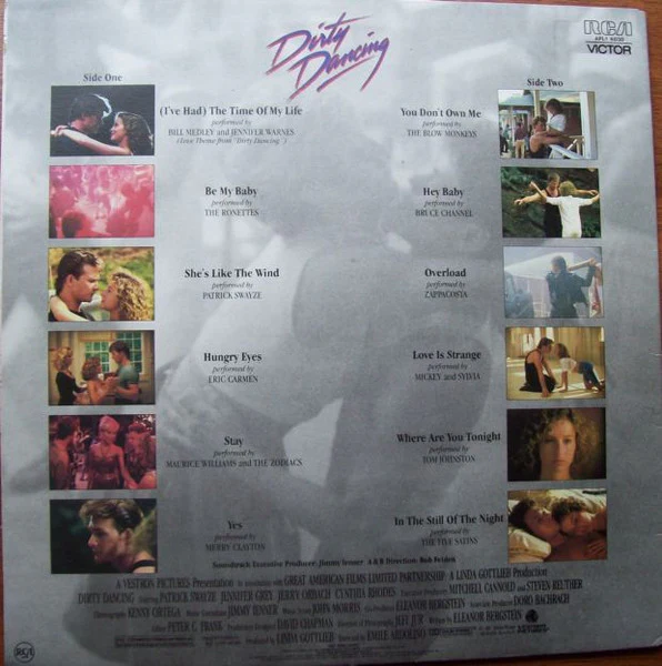 Various – Dirty Dancing (Original Soundtrack) (VG+/VG+) – LP, AU 1987 - Image 2