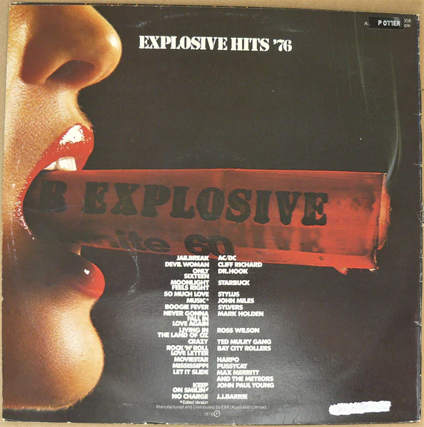 Various – Explosive Hits '76 (VG+/VG+) – LP, AU 1976 - Image 2