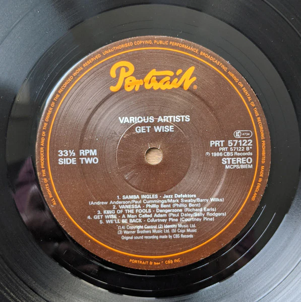 Various – Get Wise! (VG+/VG+) – LP, UK 1986 - Image 6