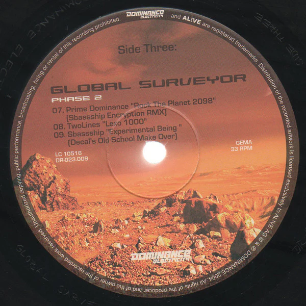 Various – Global Surveyor Phase 2 (VG+/VG+) – 2xLP, DE 2004 - Image 3